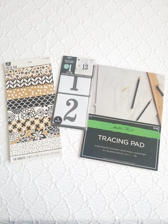 Other - Craft Bundle Scrapbook Stencil Tracing Pad 3 items